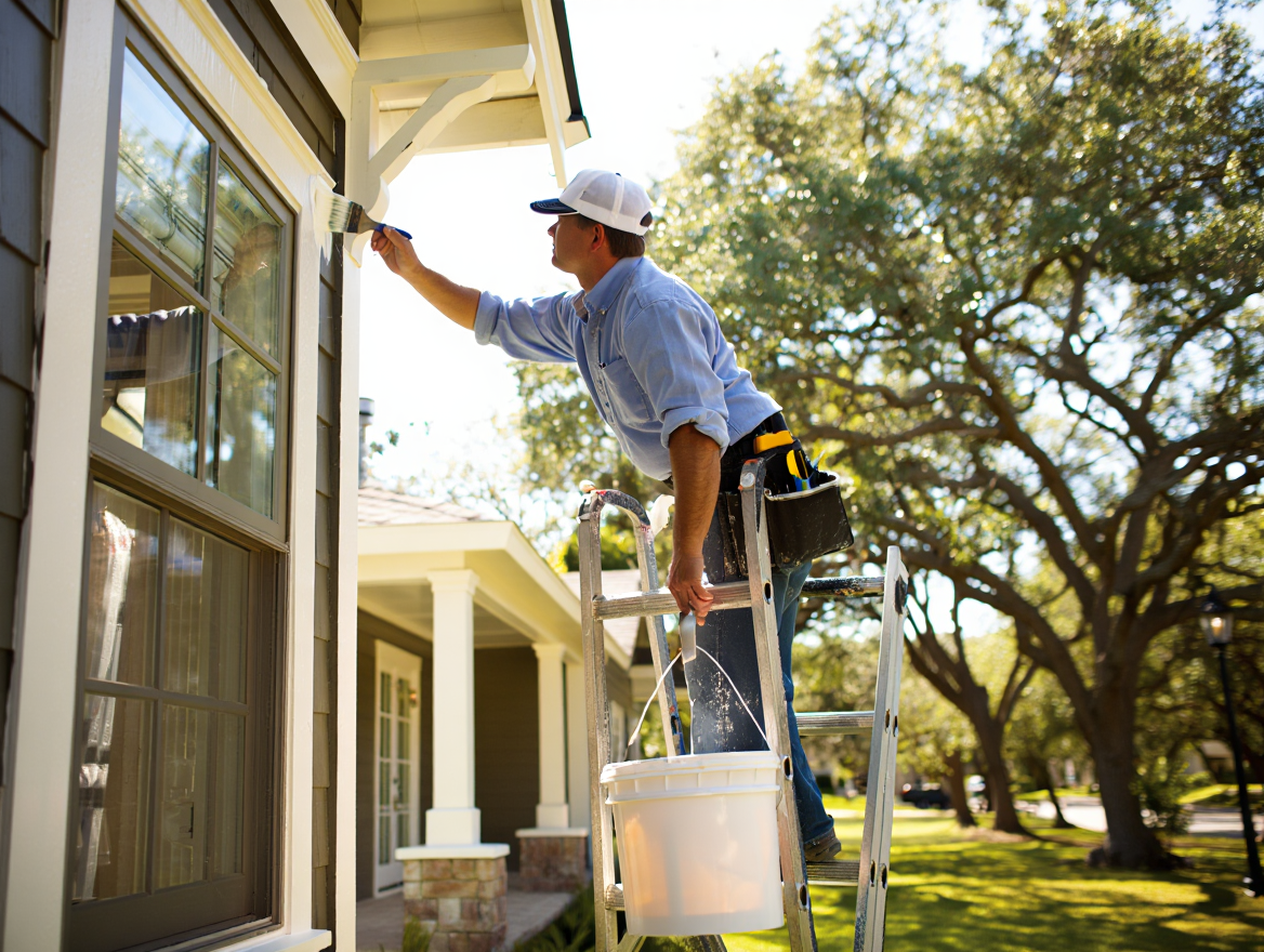 Ladder House Painting